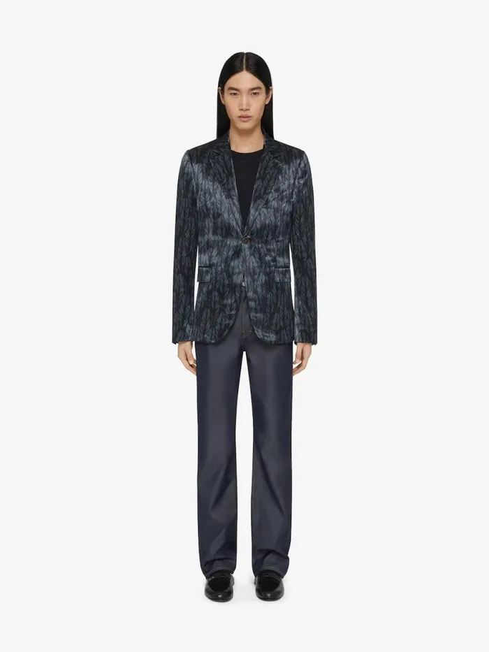 Slim Fit Jeans In Denim Silk Indigo Blue Men Givenchy Pants and Shorts