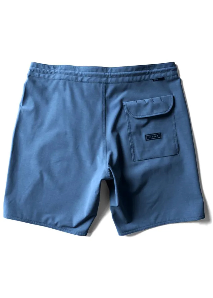 Solid Sets 185quot Boardshort Tidal Blue Men Vissla Boardshorts