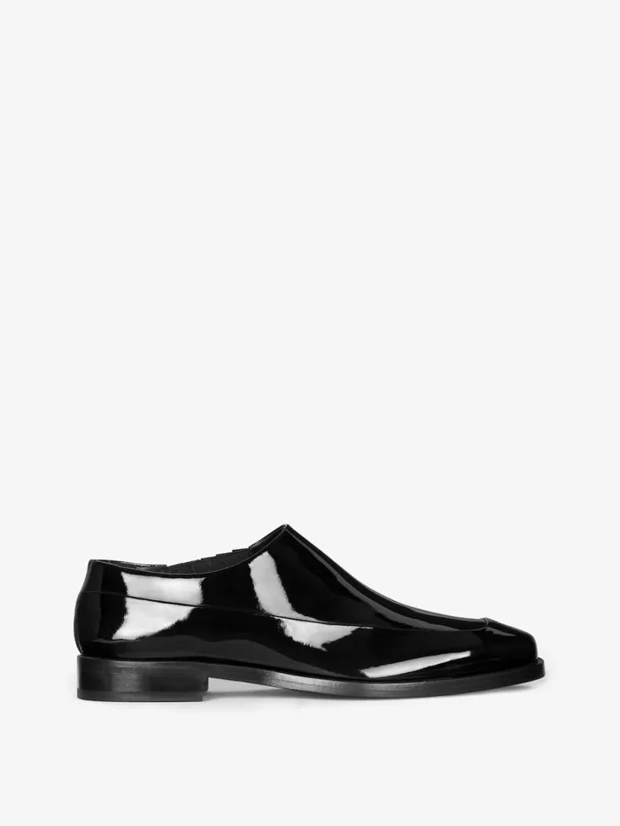 Squared Derbies In Patent Leather Black Men Givenchy Boots and Loafers