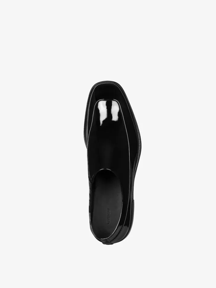 Squared Derbies In Patent Leather Black Men Givenchy Boots and Loafers
