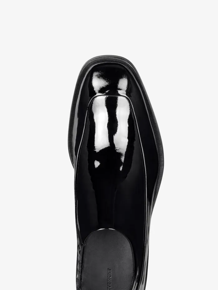Squared Derbies In Patent Leather Black Men Givenchy Boots and Loafers