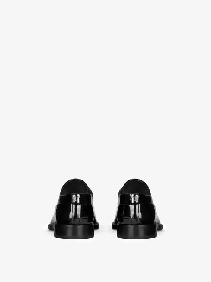 Squared Derbies In Patent Leather Black Men Givenchy Boots and Loafers