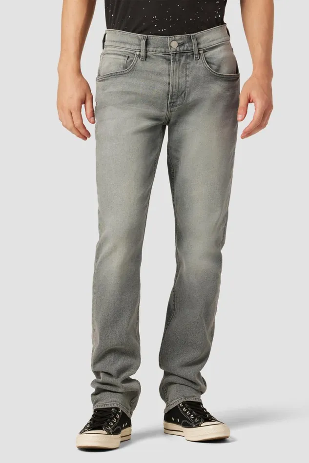 Straight Leg Men Hudson Jeans Byron Straight Leg Jean Grey Ash