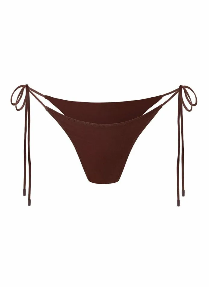 Suits Women ALC Amina Bikini Bottom Carob Suits Women ALC Amina Bikini Bottom Carob