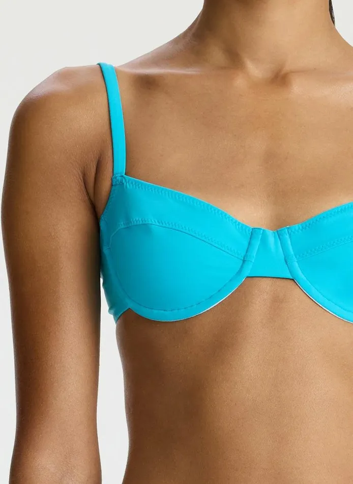 Suits Women ALC Dylan Bikini Top Light Cerulean Suits Women ALC Dylan Bikini Top Light Cerulean