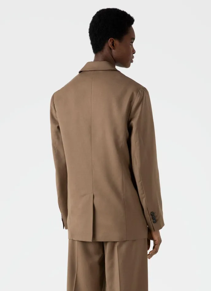 SUNSPEL Jackets and Coats Wool Blazer Dark Camel 8211 Women