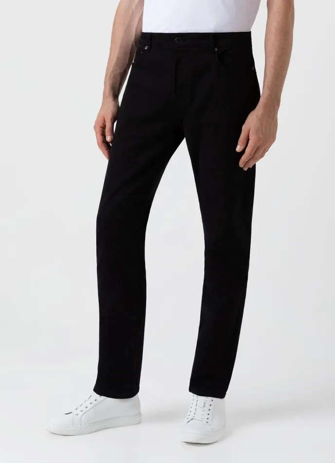 SUNSPEL Pants Cotton Drill 5 Pocket Trouser Black 8211 Men
