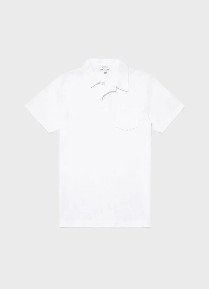 SUNSPEL Polo Shirts Riviera Polo Shirt White 8211 Men
