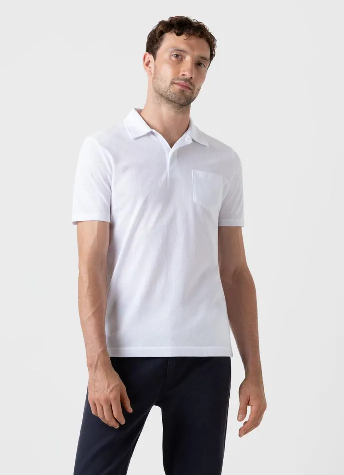 SUNSPEL Polo Shirts Riviera Polo Shirt White 8211 Men
