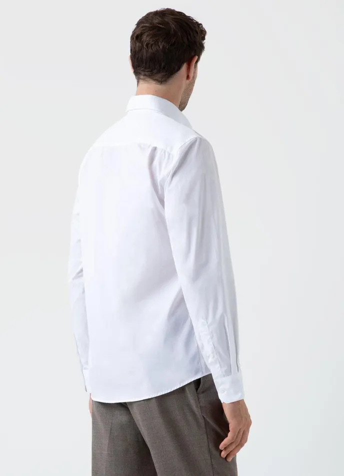 SUNSPEL Shirts Cotton Stretch Shirt White 8211 Men