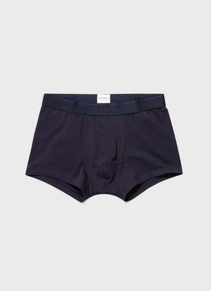 SUNSPEL Trunks and Shorts Stretch Cotton Trunks Navy 8211 Men