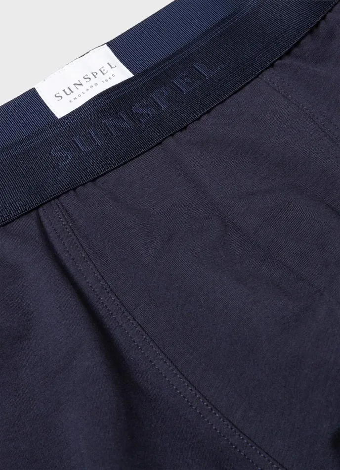 SUNSPEL Trunks and Shorts Stretch Cotton Trunks Navy 8211 Men