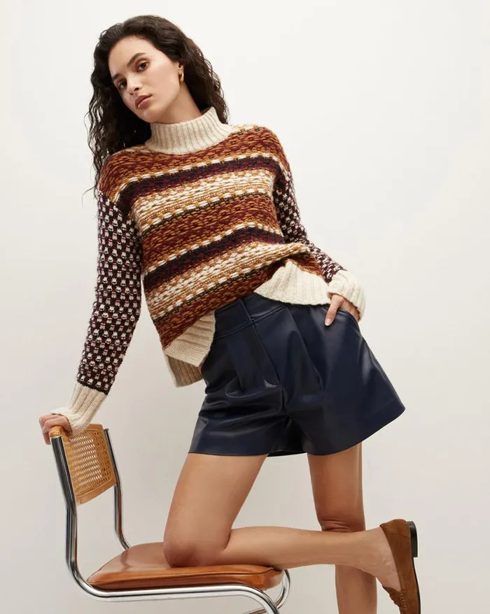Sweaters Shop Veronica Beard Clary AlpacaBlend Sweater Multi