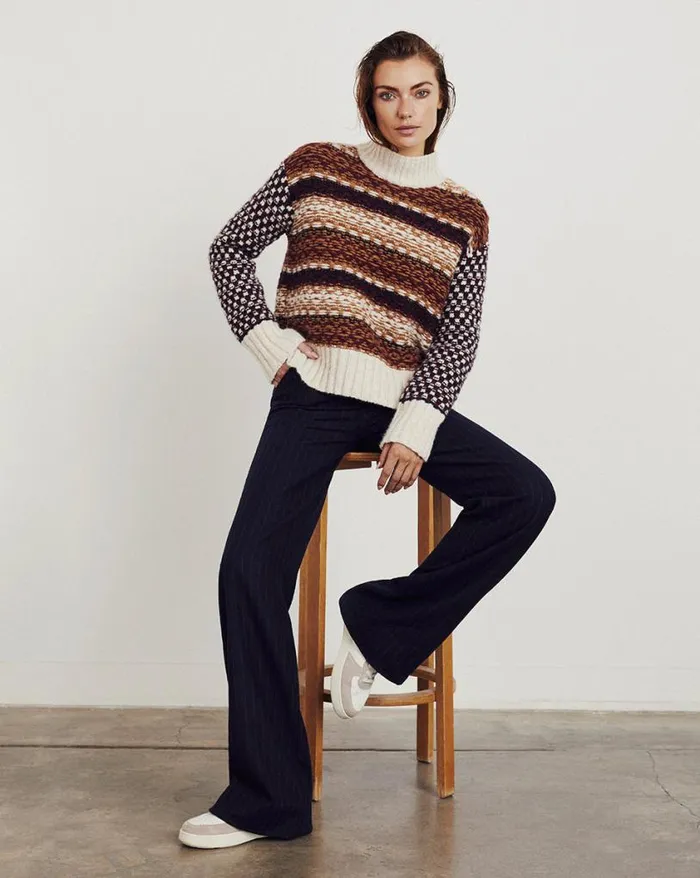 Sweaters Shop Veronica Beard Clary AlpacaBlend Sweater Multi