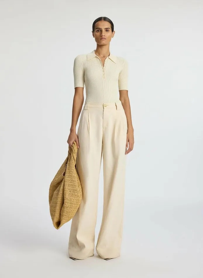 Sweaters Women ALC Sydney Ribbed Top Buttercream