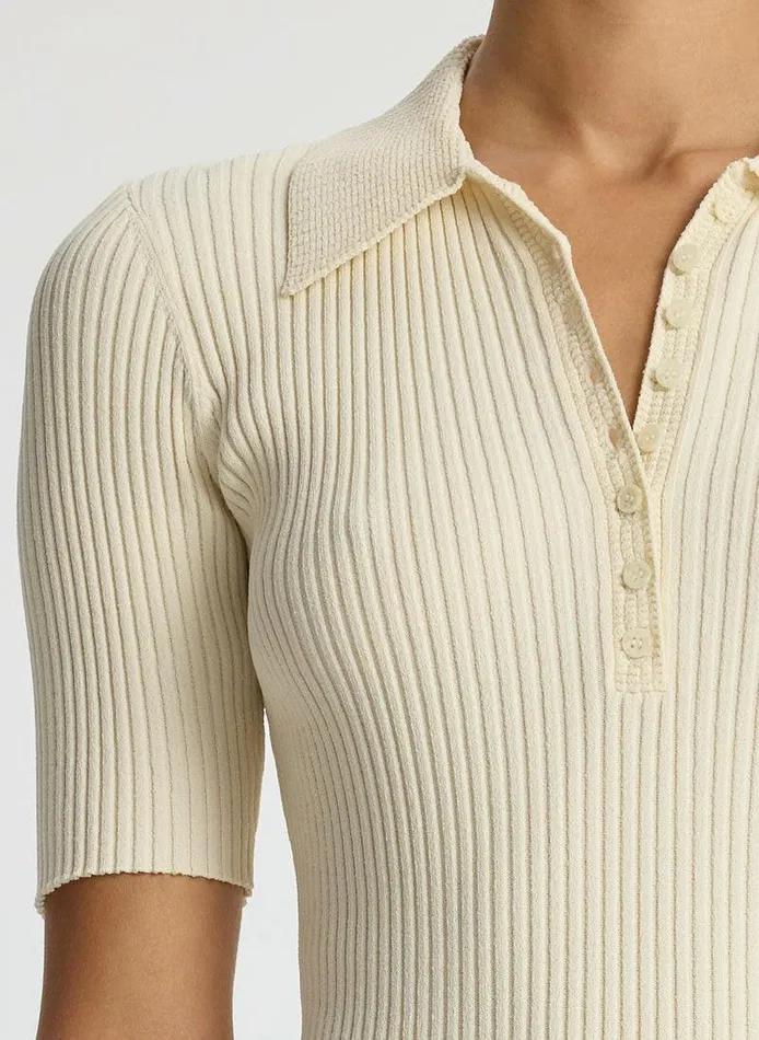 Sweaters Women ALC Sydney Ribbed Top Buttercream Sweaters Women ALC Sydney Ribbed Top Buttercream