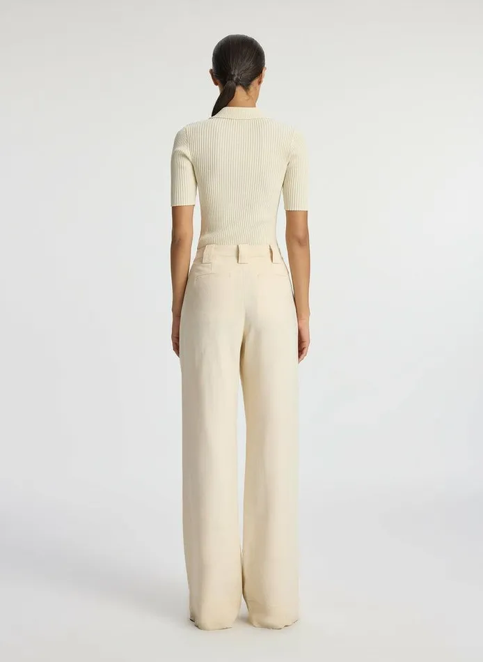Sweaters Women ALC Sydney Ribbed Top Buttercream Sweaters Women ALC Sydney Ribbed Top Buttercream