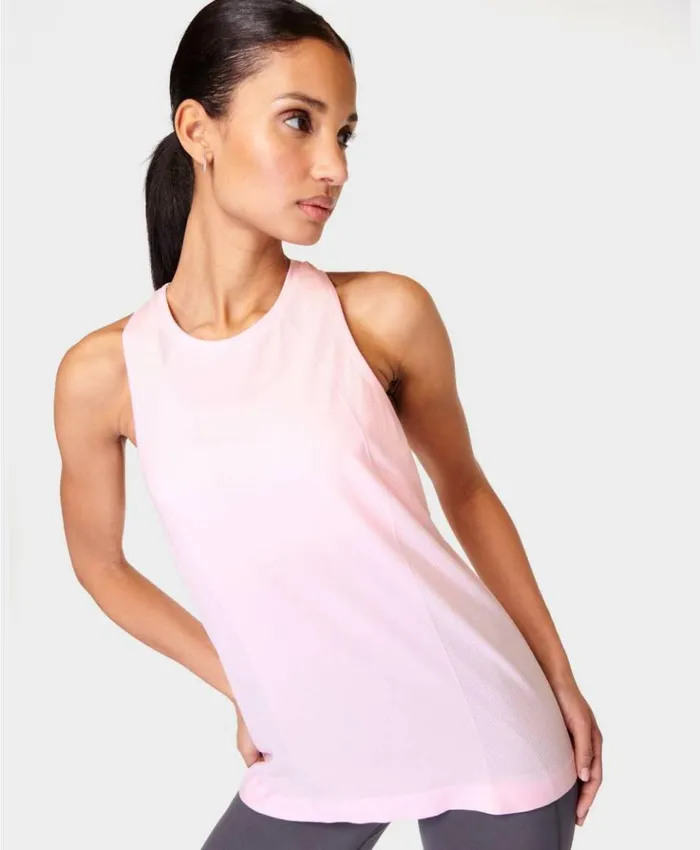 Sweaty Betty Athlete Seamless Featherweight Gym Tank Nerine Pink Clothing Tank Tops Sweaty Betty Athlete Seamless Featherweight Gym Tank Nerine Pink Clothing Tank Tops