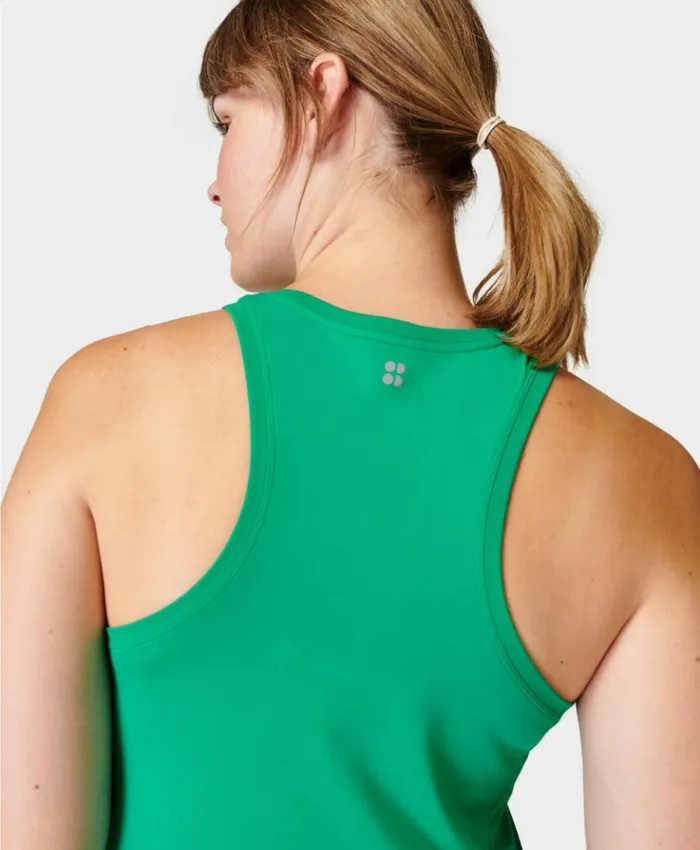 Sweaty Betty Athlete Seamless Gym Tank Electro Green Clothing Tank Tops