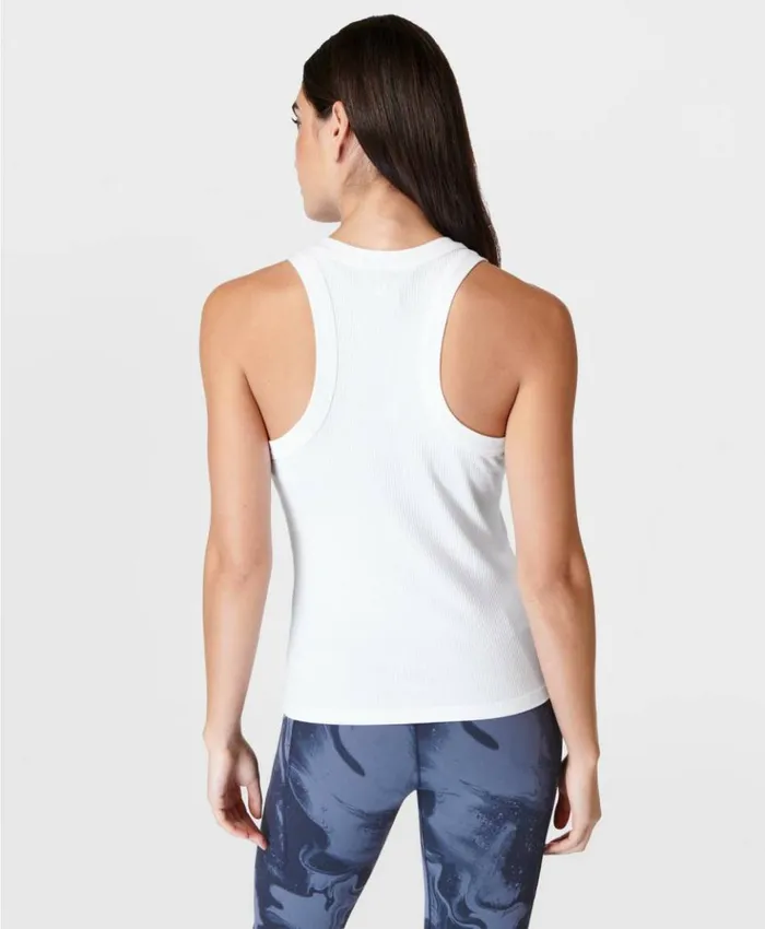 Sweaty Betty Harper Racer Tank White Clothing Tank Tops