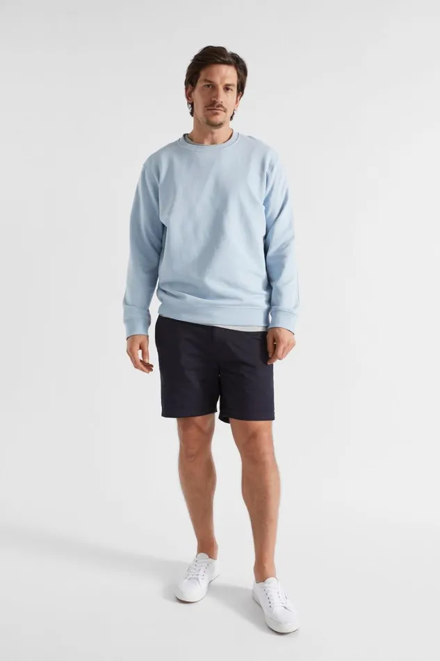 TShirts and Sweaters Man Seed Heritage Crewneck Sweatshirt Light Blue