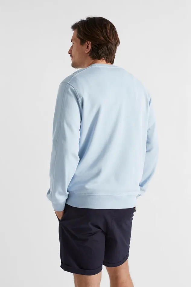 TShirts and Sweaters Man Seed Heritage Crewneck Sweatshirt Light Blue