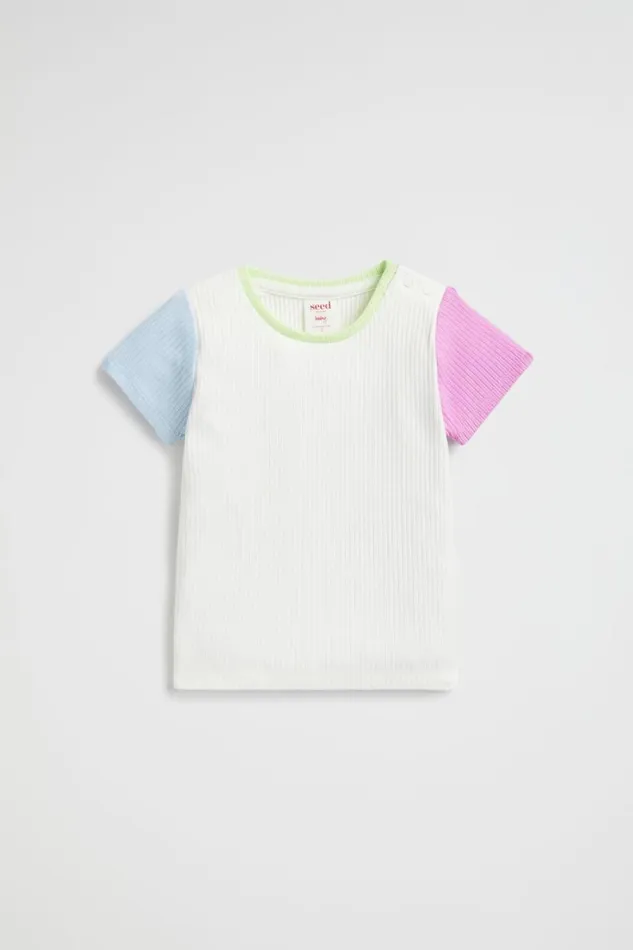 TShirts and Tops Baby Seed Heritage Colourblock Tee Multi