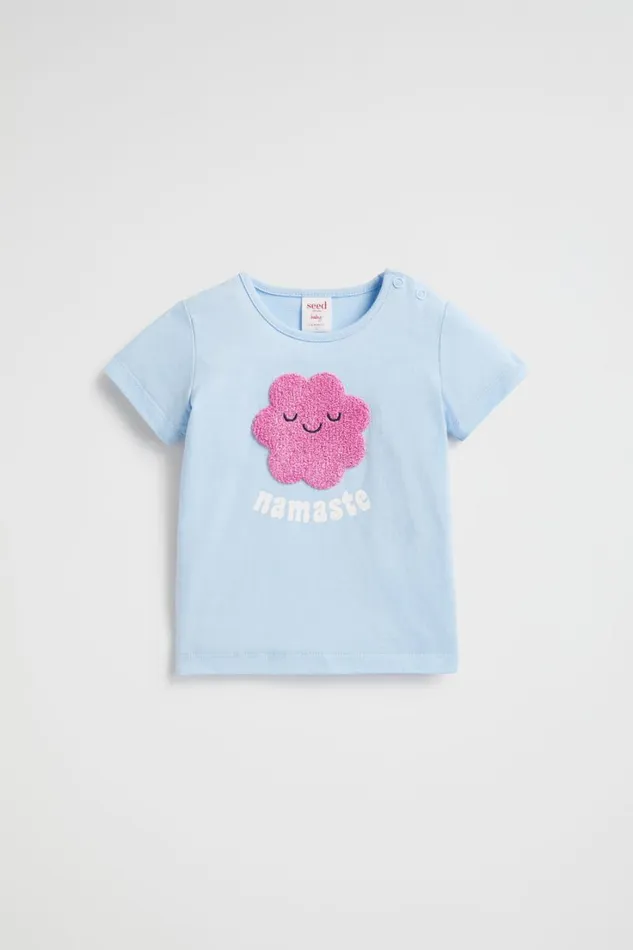 TShirts and Tops Baby Seed Heritage Namaste Tee Baby Blue
