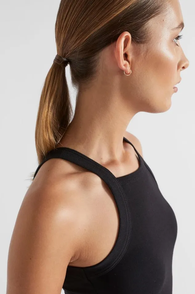 TShirts and Tops Woman Seed Heritage Square Neck Tank Black
