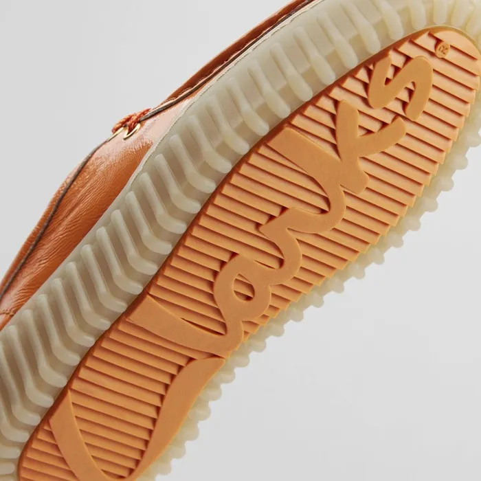 Torhill Bee Orange Patent Women Clarks Platforms