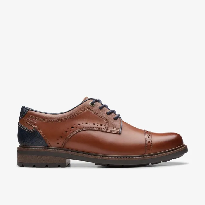 Un Shire Vibe Tan Combination Men Clarks Casual Dress Shoes