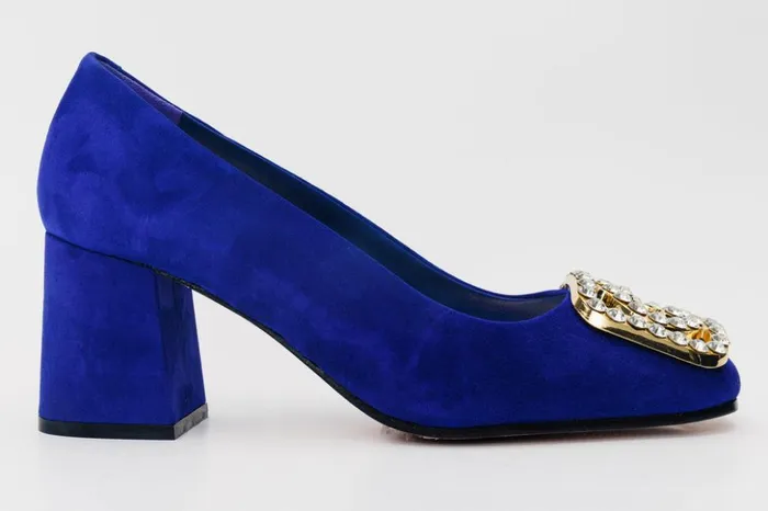 Vinci Leather Heels The California Sax Blue Suede Leather Block Heel Pump Shoe 8211 Women Vinci Leather Heels The California Sax Blue Suede Leather Block Heel Pump Shoe 8211 Women