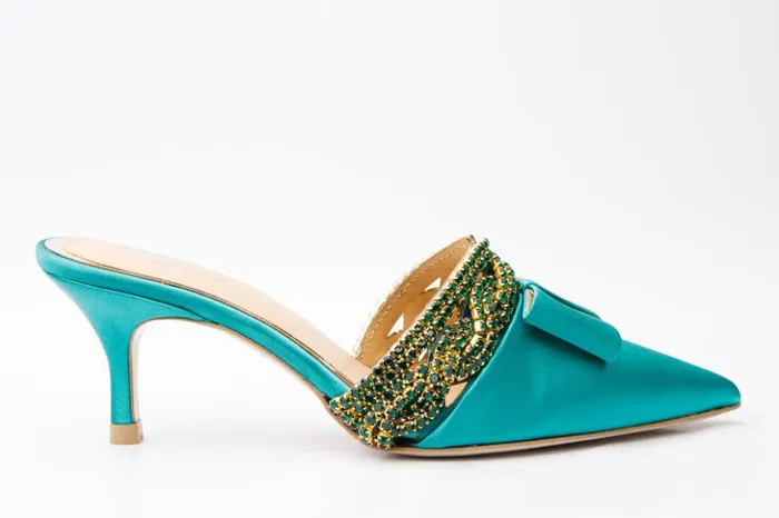 Vinci Leather Sandals The Volga Green Leather Kitten Heel Pointy Toe Sandal 8211 Women Vinci Leather Sandals The Volga Green Leather Kitten Heel Pointy Toe Sandal 8211 Women