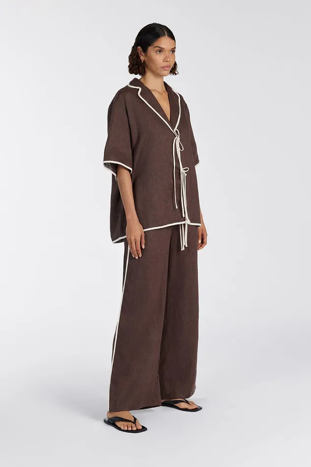 VON CHOC LINEN SHIRT Women DISSH Tops