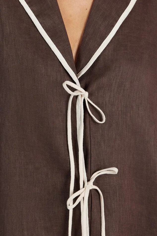 VON CHOC LINEN SHIRT Women DISSH Tops