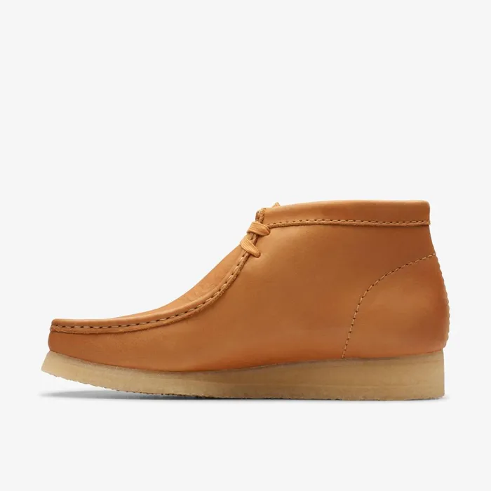 Wallabee Boot Mid Tan Leather Men Clarks Wallabees