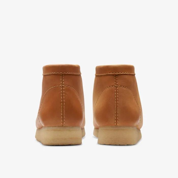 Wallabee Boot Mid Tan Leather Men Clarks Wallabees