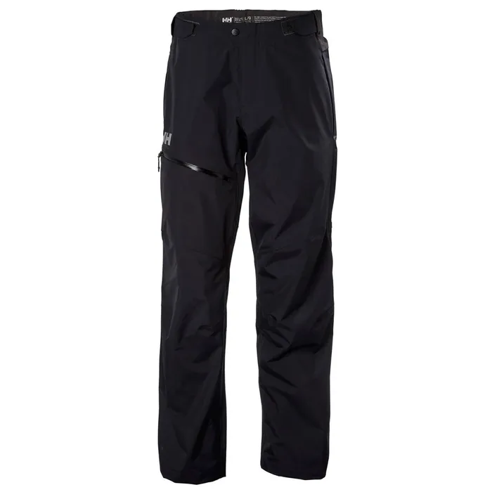 Waterproof Pants Men Helly Hansen VANIR LOM PANT 990 Black