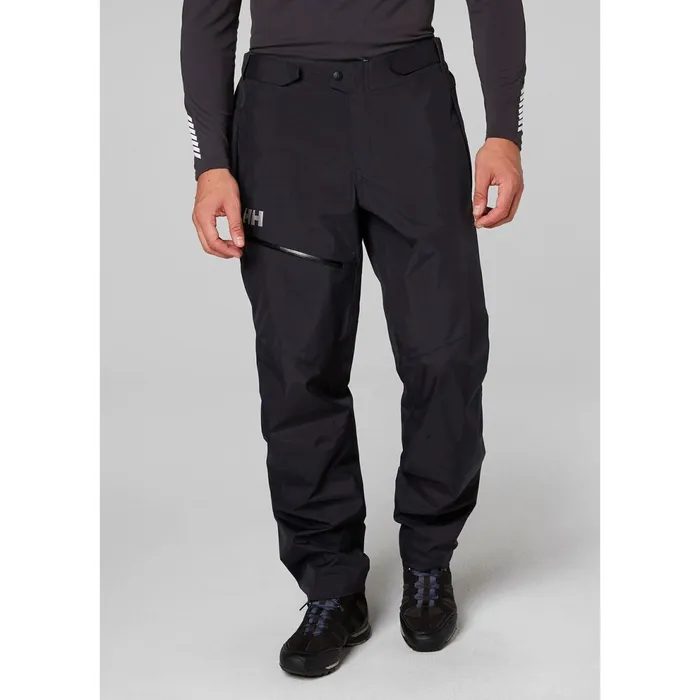 Waterproof Pants Men Helly Hansen VANIR LOM PANT 990 Black