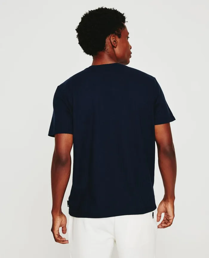 Weddington Crew Weddington Crest Court Navy WomenMen AG Jeans Tees and Tanks