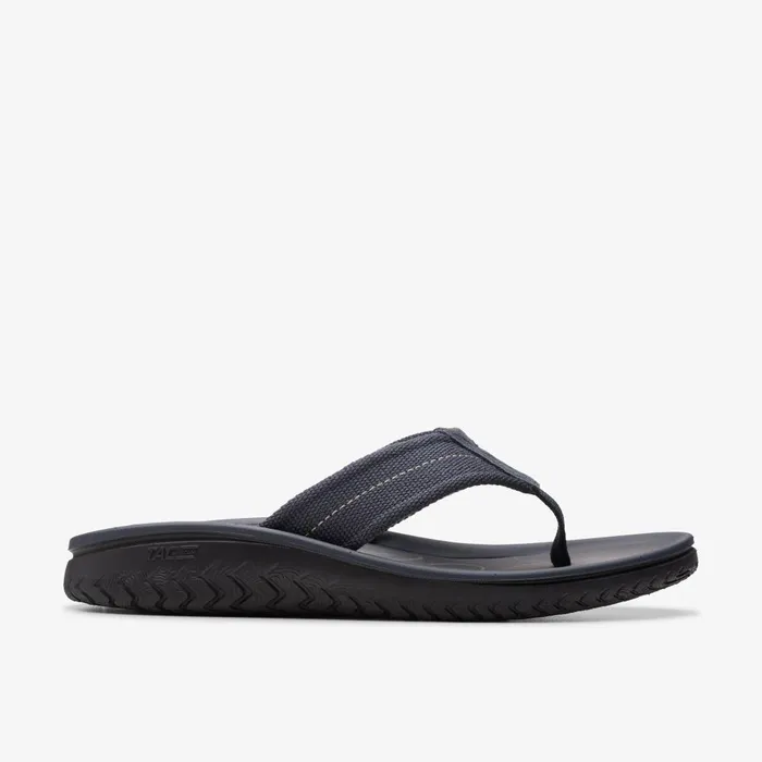WESLEY BELT Navy Men Clarks Sandals and Flip Flops