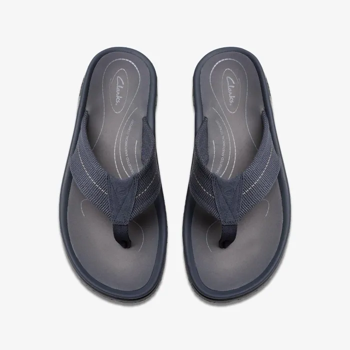 WESLEY BELT Navy Men Clarks Sandals and Flip Flops