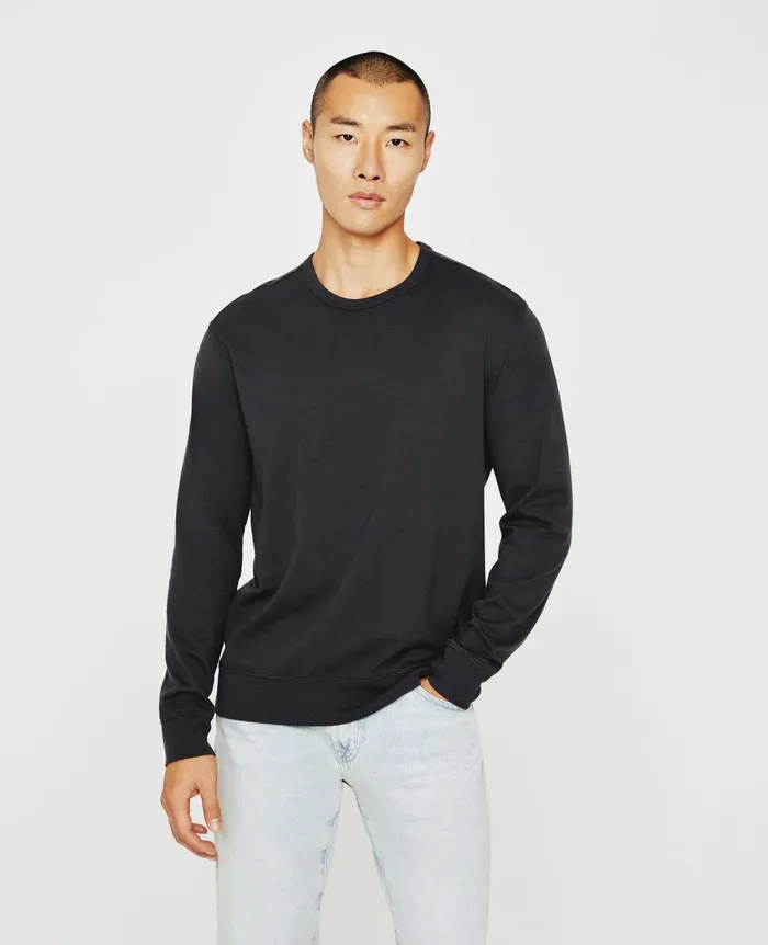 Wesley Pullover Ink Stone Men AG Jeans Tees