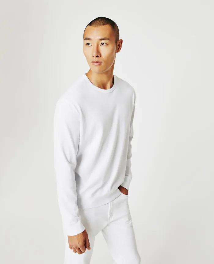 Wesley Pullover True White Men AG Jeans Sweatshirts Wesley Pullover True White Men AG Jeans Sweatshirts