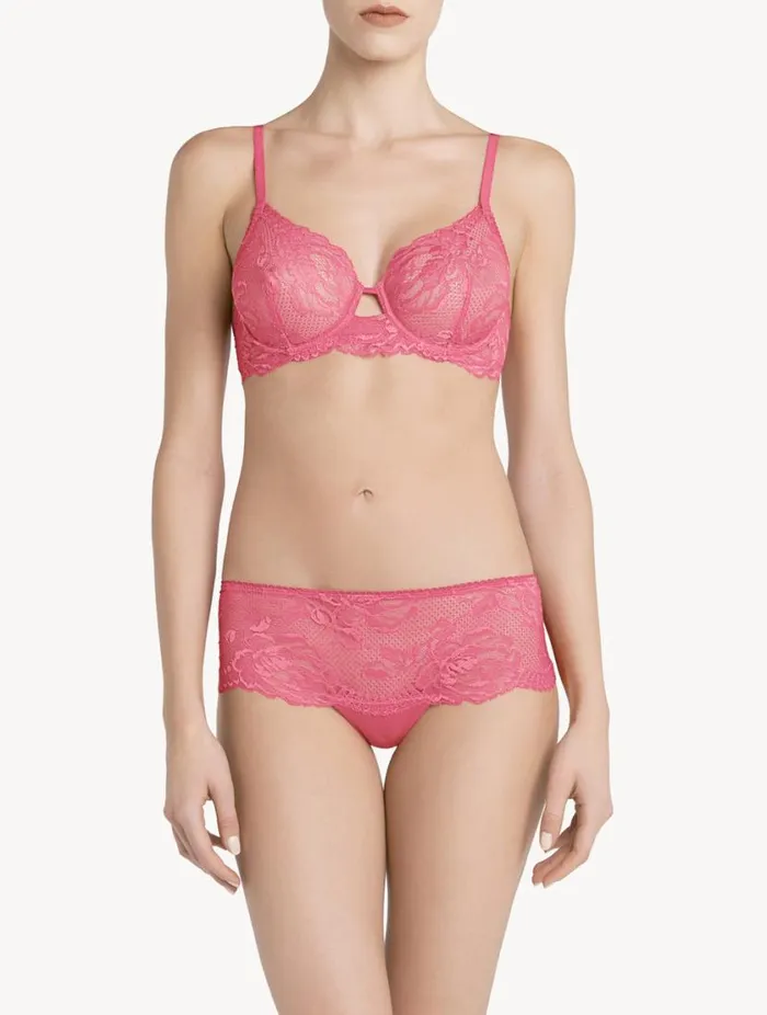 Wild Orchid Lace Underwired Bra Lingerie La Perla Underwired