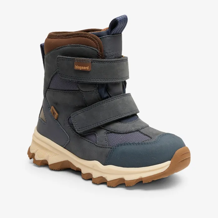 Winter boots KIDS bisgaardshoes edon tex dusty blue Blue