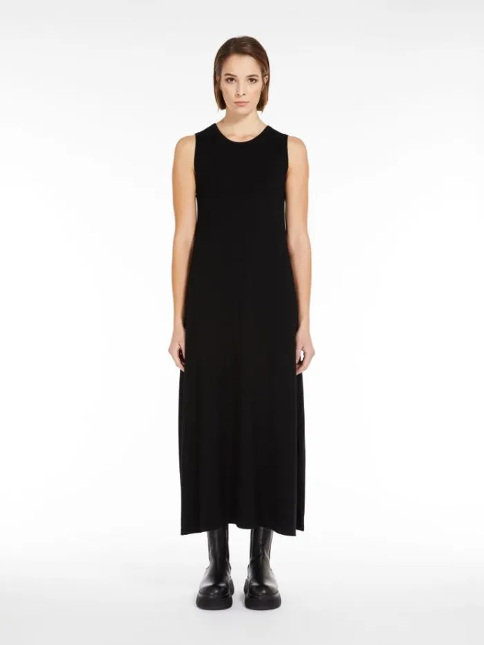 Woman Aline Knitted Dress Black Maxmara Dresses
