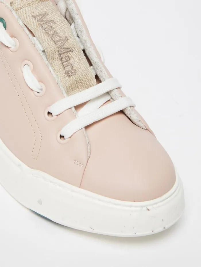 Woman MaxiGreen Trainers With Chunky Sole Pink Maxmara Sneakers Woman MaxiGreen Trainers With Chunky Sole Pink Maxmara Sneakers