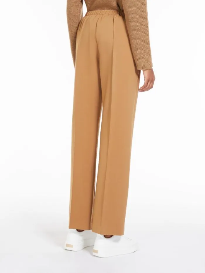 Woman Milanofabric Trousers Camel Maxmara Trousers Woman Milanofabric Trousers Camel Maxmara Trousers