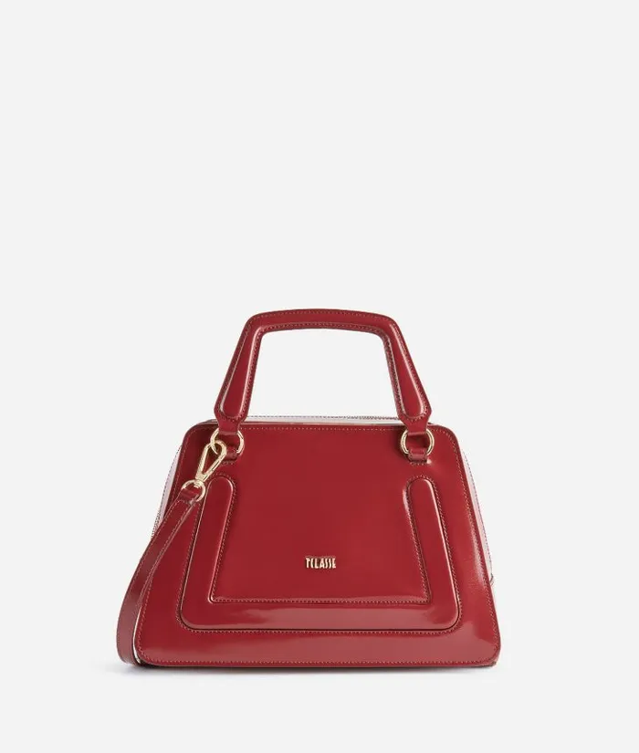 Woman Top Handle Bags Alviero Martini Future Bag Handbag With Crossbody Strap Raspberry Woman Top Handle Bags Alviero Martini Future Bag Handbag With Crossbody Strap Raspberry